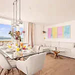 דירה Panorama Penthouse Mit Atemberaubenden See- Und Bergblick אימנשטאדט אם בודנזה