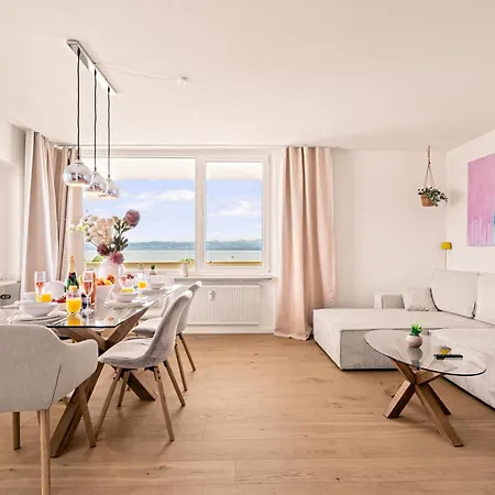 شقة Panorama Penthouse Mit Atemberaubenden See- Und Bergblick