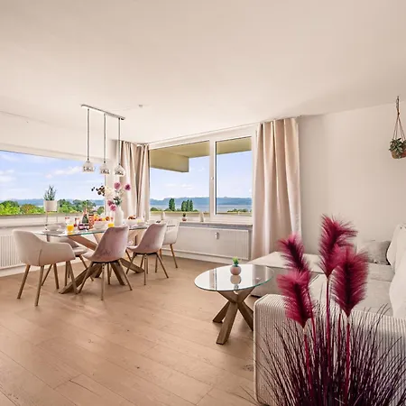 Panorama Penthouse Mit Atemberaubenden See- Und Bergblick Immenstaad am Bodensee